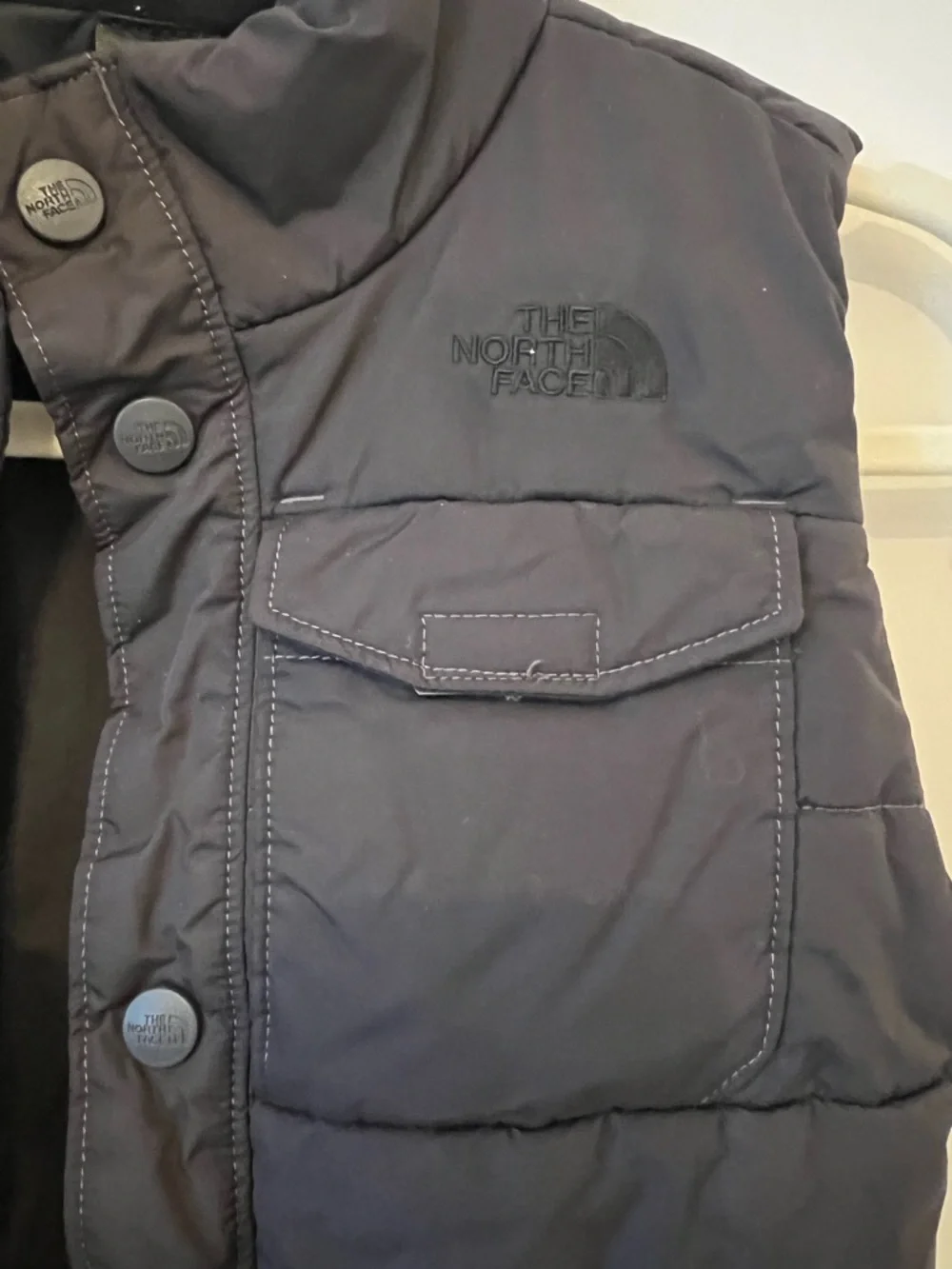The North Face Toddler Puffer Vest Black Size 6 Lightweight Warm